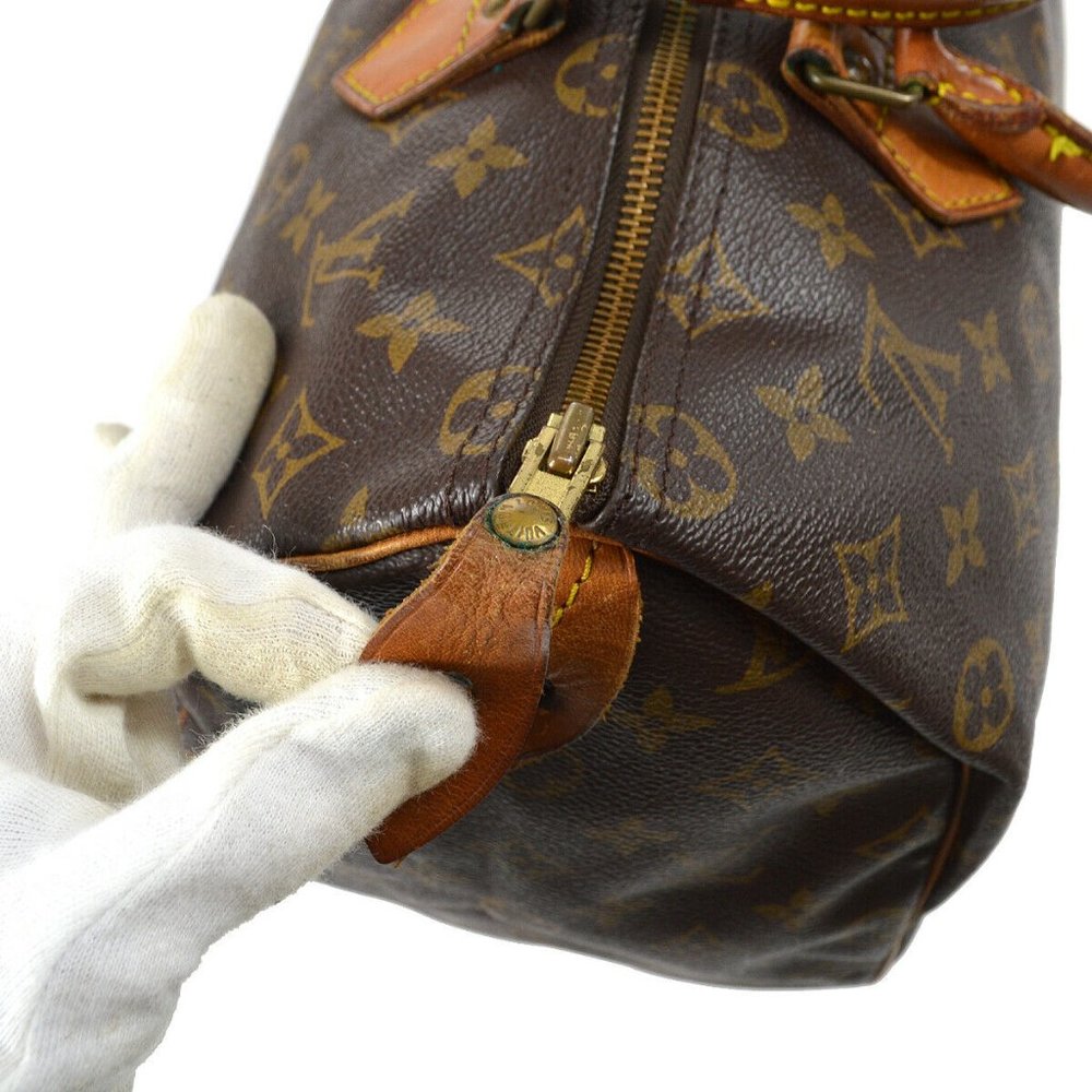 LOUIS VUITTON SPEEDY 35 HAND BAG MONOGRAM - Picture 8 of 13
